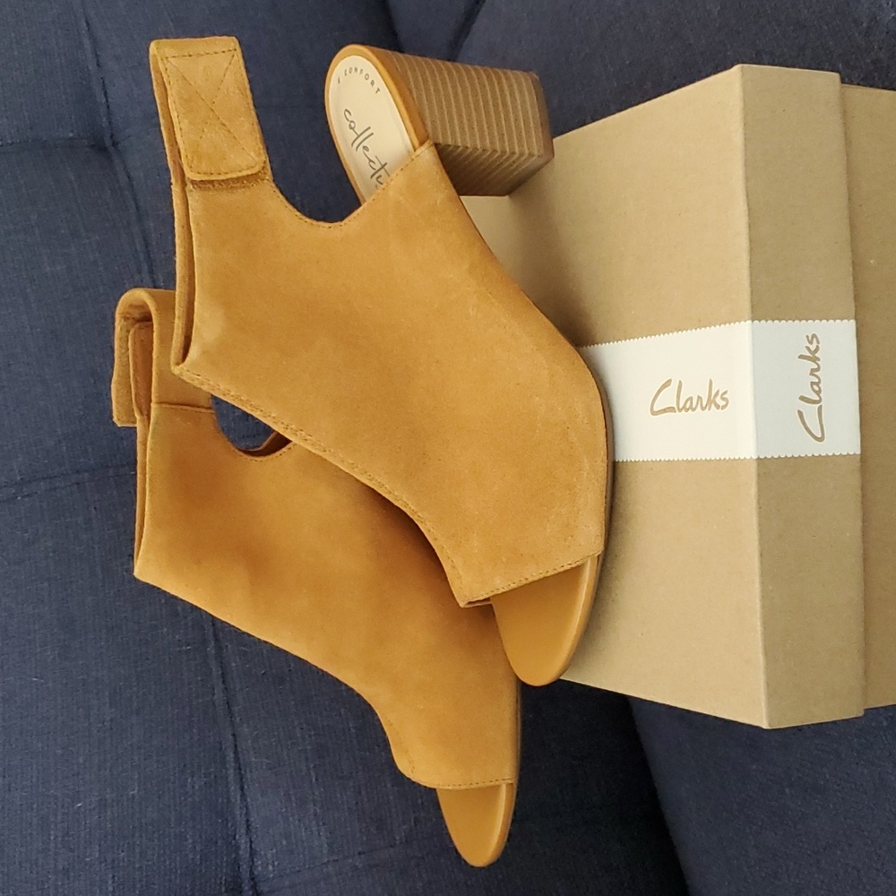 Clarks Suede Sandals